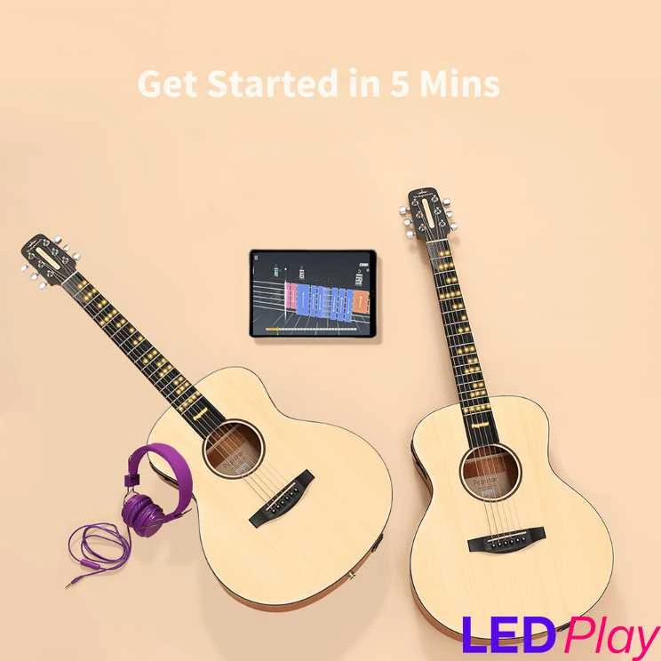 Poputar đi kèm app PopuMusic với nhiều tính năng hữu ích, trong đó có lên dây.